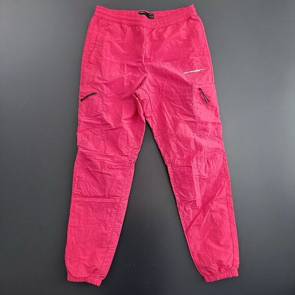 Oakley Men Nylon Cargo Pant Custom Fit Elastic Waistband Virtual Pink XS